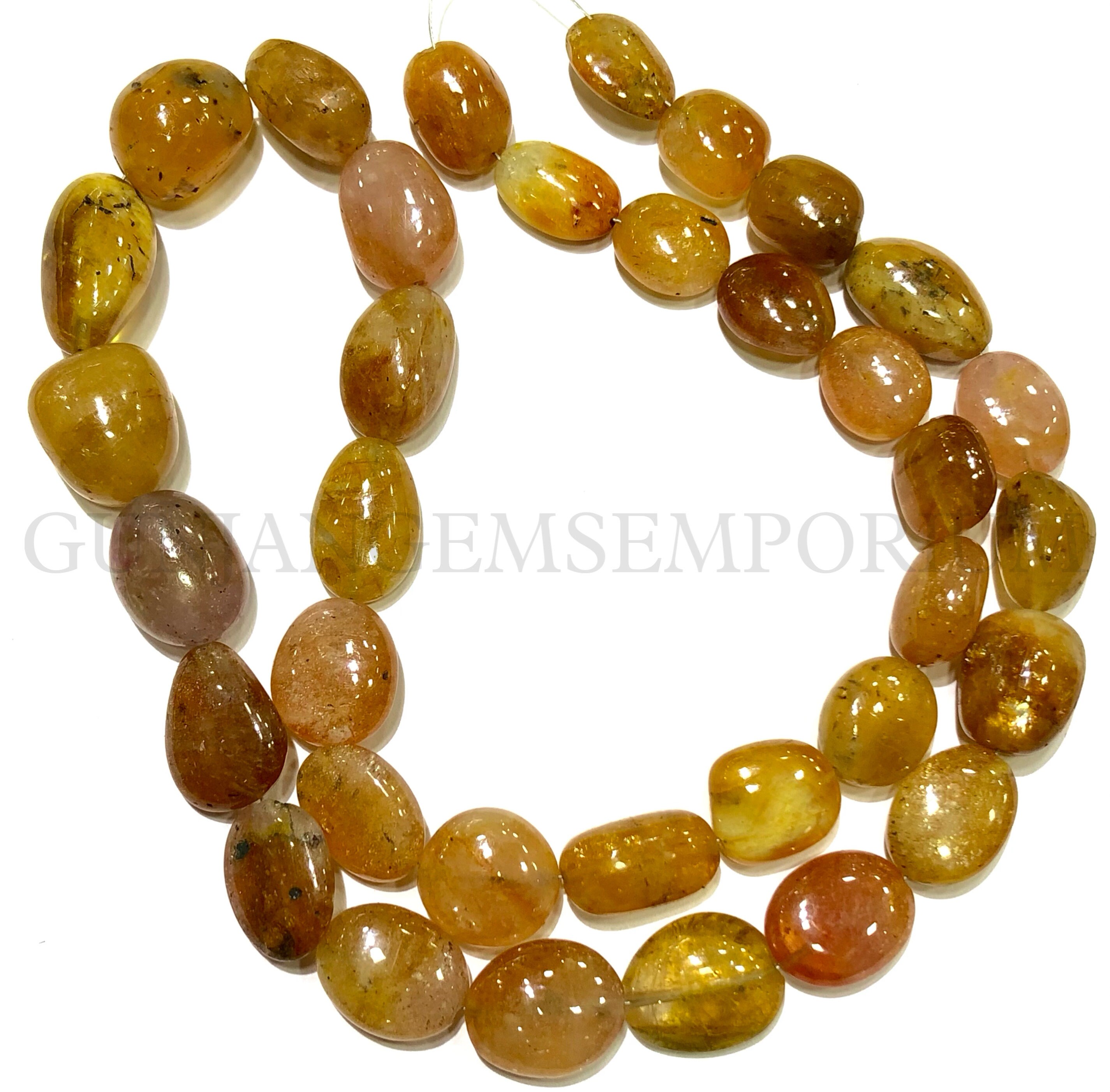 Very Rarest~yellow Sapphire Smooth Nuggets Beads Srilankan Sapphire Nuggets Smooth Beads Natural Yellow Sapphire Wholesale Sapphire Gemstone