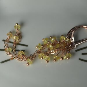 Yellow Sapphire Earrings In 14k Gold, Sterling Silver // September Birthstone // 5th, 45th Anniversary // Long Dangle Earrings // Dainty Yellow Sapphire Earrings In 14k Gold, Sterling Silver // September Birthstone // 5th, 45th Anniversary // Long Dangle Earrings // Dainty