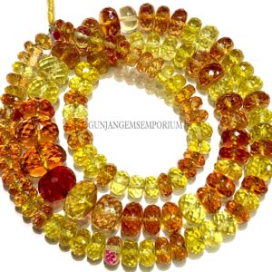 Mix Yellow Sapphire Beads With Padparadscha Sapphire Faceted Rondelle Beads Faceted Sapphire Rondelle 7/10mm Sapphire Gemstone Jewelry Beads Mix Yellow Sapphire Beads With Padparadscha Sapphire Faceted Rondelle Beads Faceted Sapphire Rondelle 7/10mm Sapphire Gemstone Jewelry Beads