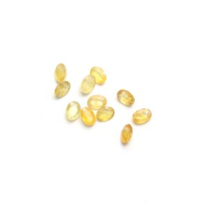 Natural Yellow Sapphire Faceted Oval Loose Gemstone, 5x7 Mm, Yellow Sapphire Jewelry Handmade Gift For Women, Set Of 11 Pieces Natural Yellow Sapphire Faceted Oval Loose Gemstone, 5x7 Mm, Yellow Sapphire Jewelry Handmade Gift For Women, Set Of 11 Pieces