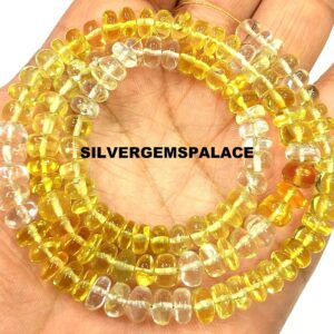 AAAA+ Yellow Sapphire Smooth Rondelle Beads Shaded Sapphire Gemstone Beads Gorgeous Sapphire Beads Necklace Multi Sapphire Beads 6/7mm Beads AAAA+ Yellow Sapphire Smooth Rondelle Beads Shaded Sapphire Gemstone Beads Gorgeous Sapphire Beads Necklace Multi Sapphire Beads 6/7mm Beads