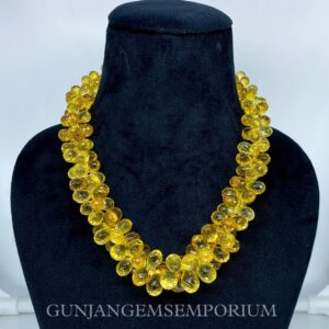 Aaa+ Quality~so Beautiful Yellow Sapphire Briollete Sapphire Teardrops Rare Sapphire Faceted Drops Sapphire Necklace 14” Sapphire Jewelry Aaa+ Quality~so Beautiful Yellow Sapphire Briollete Sapphire Teardrops Rare Sapphire Faceted Drops Sapphire Necklace 14” Sapphire Jewelry