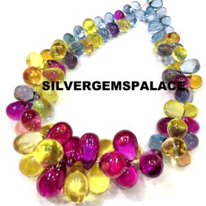 AAAA+ Yellow Sapphire Drops Briolettes Smooth Teardrop Beads Polished Gemstone Beads Multi Sapphire Drops Beads Jewelry Making Drops 9” AAAA+ Yellow Sapphire Drops Briolettes Smooth Teardrop Beads Polished Gemstone Beads Multi Sapphire Drops Beads Jewelry Making Drops 9”
