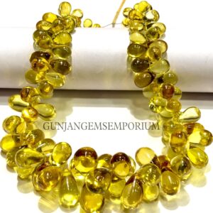 Beautiful Aaaa+ Yellow Sapphire Briolettes Vibrant Yellow Sapphires Teardrops Beads Sapphire Smooth Drops Hand Polished Smooth Teardrops 10" Beautiful Aaaa+ Yellow Sapphire Briolettes Vibrant Yellow Sapphires Teardrops Beads Sapphire Smooth Drops Hand Polished Smooth Teardrops 10"