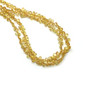 Yellow Sapphire Faceted Pear Beads, 3x4 Mm To 4x6 Mm, Sapphire Jewelry Making Beads, 8 Inches / 16 Inches Full Strand, Price Per Strand Yellow Sapphire Faceted Pear Beads, 3x4 Mm To 4x6 Mm, Sapphire Jewelry Making Beads, 8 Inches / 16 Inches Full Strand, Price Per Strand