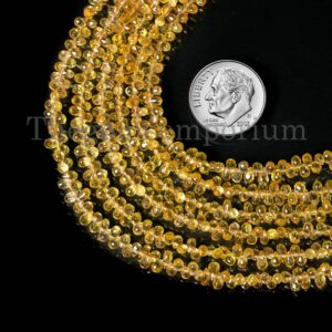 Natural Yellow Sapphire Faceted Drops, Yellow Color Side Drill Teardrops Beads, Loose Drop Shape Beads For Necklace Making, Yellow Sapphire Natural Yellow Sapphire Faceted Drops, Yellow Color Side Drill Teardrops Beads, Loose Drop Shape Beads For Necklace Making, Yellow Sapphire