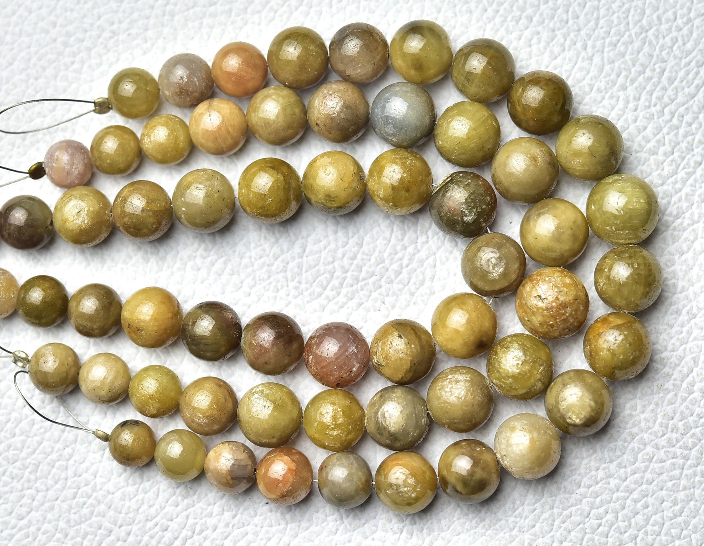 Natural Greenish Yellow Sapphire Ball Beads 7mm To 10mm Smooth Ball Beads Gemstone Balls Sapphire Beads Precious Beads 7 Inch Strand No6588 Natural Greenish Yellow Sapphire Ball Beads 7mm To 10mm Smooth Ball Beads Gemstone Balls Sapphire Beads Precious Beads 7 Inch Strand No6588