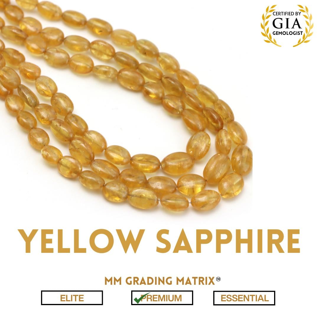 Yellow Sapphire Smooth Oval Beads, 4x5 Mm To 6x8 Mm, Sapphire Jewelry Making Beads, 8 Inches / 18 Inches Full Strand, Price Per Strand Yellow Sapphire Smooth Oval Beads, 4x5 Mm To 6x8 Mm, Sapphire Jewelry Making Beads, 8 Inches / 18 Inches Full Strand, Price Per Strand