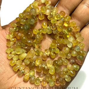 So Beautiful~~greenish Yellow Sapphire Smooth Teardrops Beads Aa Quality Green Sapphire Teardrops Sapphire Beads 17” Sapphire Wholesale Bead So Beautiful~~greenish Yellow Sapphire Smooth Teardrops Beads Aa Quality Green Sapphire Teardrops Sapphire Beads 17” Sapphire Wholesale Bead