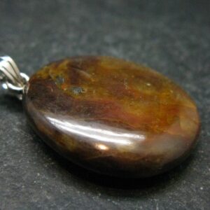 Yellow Sapphire Corundum Polished Crystal Silver Pendant From Sri Lanka - 1.3" - 8.61 Carats Yellow Sapphire Corundum Polished Crystal Silver Pendant From Sri Lanka - 1.3" - 8.61 Carats