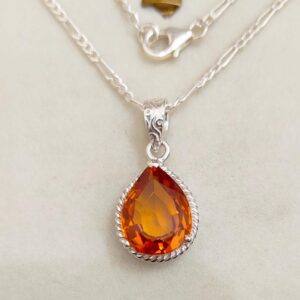 Deep Yellow Sapphire Pendant, Deep Yellow Sapphire Necklace 925 Sterling Silver Necklace Pear Cut Yellow Sapphire Pendant Lab Grown Sapphire Deep Yellow Sapphire Pendant, Deep Yellow Sapphire Necklace 925 Sterling Silver Necklace Pear Cut Yellow Sapphire Pendant Lab Grown Sapphire