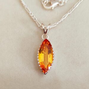 Yellow Sapphire Necklace, Yellow Sapphire Pendant, 925 Sterling Silver Necklace, Marquise Yellow Sapphire Pendant, Lab Grown Yellow Sapphire Yellow Sapphire Necklace, Yellow Sapphire Pendant, 925 Sterling Silver Necklace, Marquise Yellow Sapphire Pendant, Lab Grown Yellow Sapphire