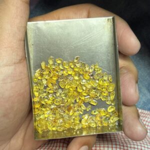 Natural Yellow Sapphire Rough Lot | Raw Transparent Stone 5-8mm Natural Yellow Sapphire Rough Lot | Raw Transparent Stone 5-8mm