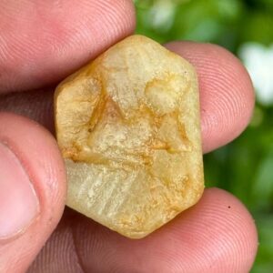 Record Keeper Yellow Sapphire Rough Crystal Yellow Sapphire Raw 48.0 Carat Natural Untreated Sapphire Specimen Birthstone Gemstone Record Keeper Yellow Sapphire Rough Crystal Yellow Sapphire Raw 48.0 Carat Natural Untreated Sapphire Specimen Birthstone Gemstone