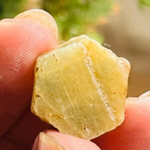 Record Keper Yellow Sapphire Rough Crystal Natural Untreated Sapphire Specimen Birthstone Gemstone. Record Keper Yellow Sapphire Rough Crystal Natural Untreated Sapphire Specimen Birthstone Gemstone.