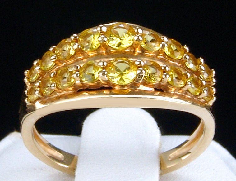 Yellow Sapphire 14k Gold Ring
