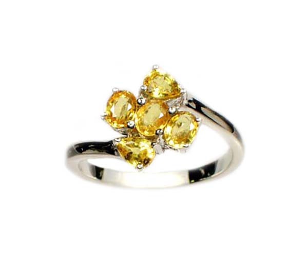 Bright Yellow Sapphire Ring Medieval Ecclesiastic Heaven Gemstone Antique 19th Century Gem Rare Sapphire Gemstone Pledge Of Loyalty #58847