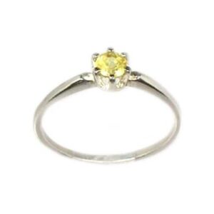 Canary Yellow Sapphire Ring Medieval Talisman of Hope and Joy, Fancy Sapphire Jewelry, 19th Century Antique Gemstone, Gift for Mom #45055