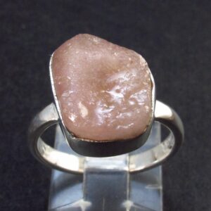 Natural Raw Orange-yellow Sapphire 925 Sterling Silver Ring - 4.0 Grams - Size 7