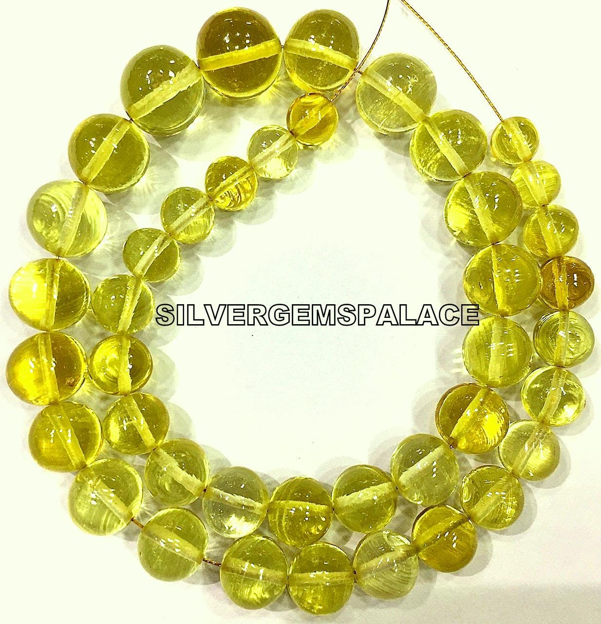 Aaaa+ Rare Yellow Sapphire Smooth Round Ball Beads Sapphire Round Beads Yellow Sapphire Gemstone Beads 7-9.mm Round Beads Wholesale Shop.