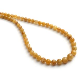 Yellow Sapphire Smooth Round Balls Beads, 4 Mm To 9 Mm, Yellow Sapphire Jewelry Making Beads, 18 Inches Full Strand, Price Per Strand