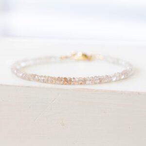 Natural Champagne Zircon Bracelet