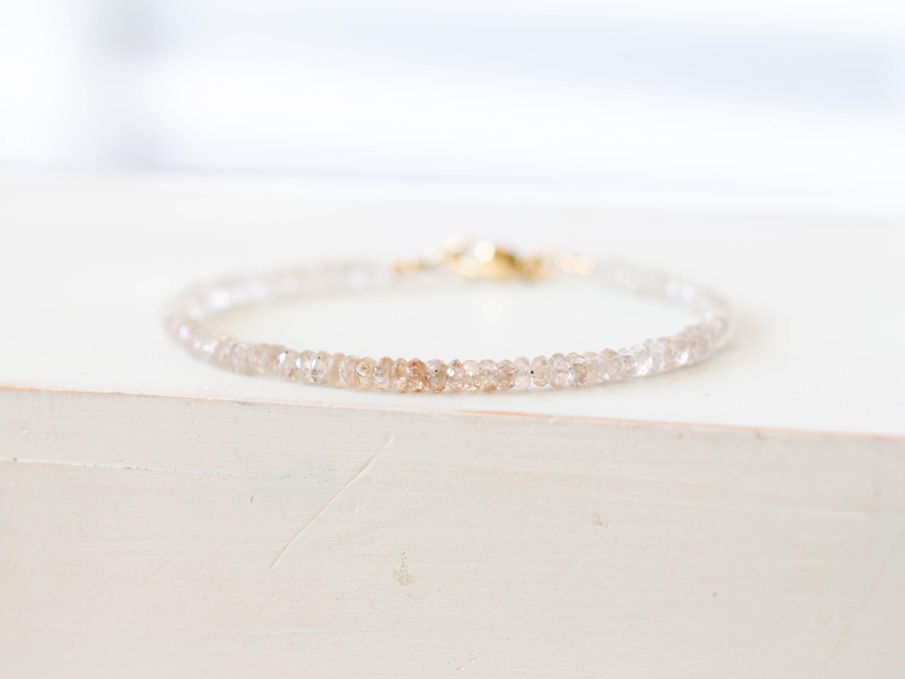Natural Champagne Zircon Bracelet