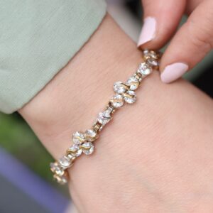 Silver Zircon Tennis Bracelet, Zircon Waterway Bracelet, Turkish Handmade Bracelet, Bridesmaid Gift, Zircon Bracelet, Gift For Her Silver Zircon Tennis Bracelet, Zircon Waterway Bracelet, Turkish Handmade Bracelet, Bridesmaid Gift, Zircon Bracelet, Gift For Her