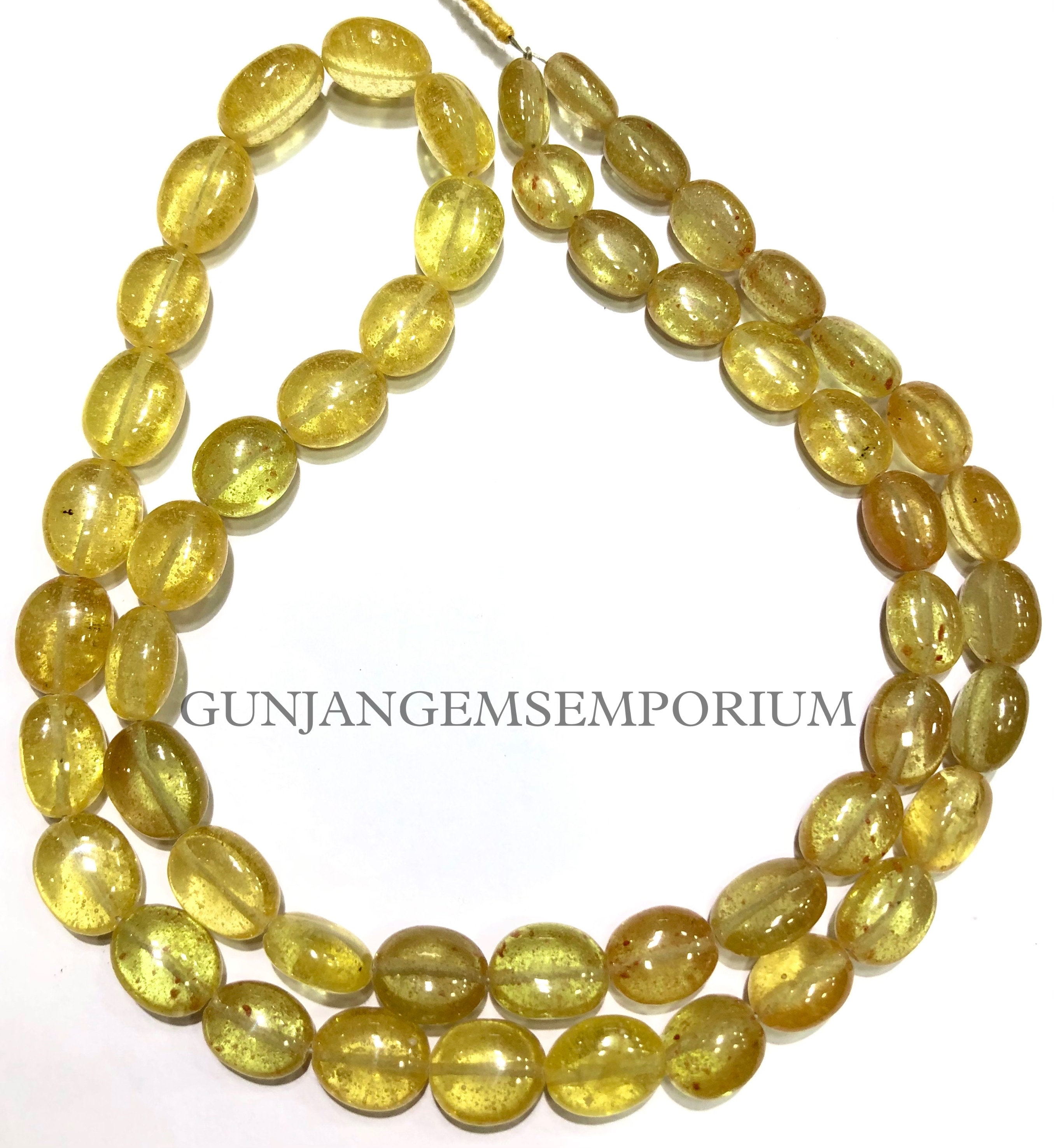Aaa+ Gorgeous~~yellow Zircon Smooth Oval Shape Beads Natural Yellow Zircon Oval Nuggets Beads Zircon Gemstone Beads 23” Wholesale Jewelry