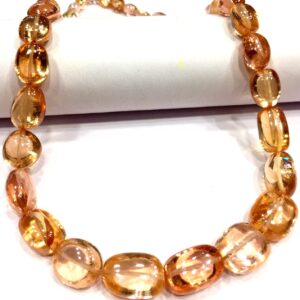 Champion Zircon Nugget Beads: Smooth Polished Gemstone, 17 Inch Strand