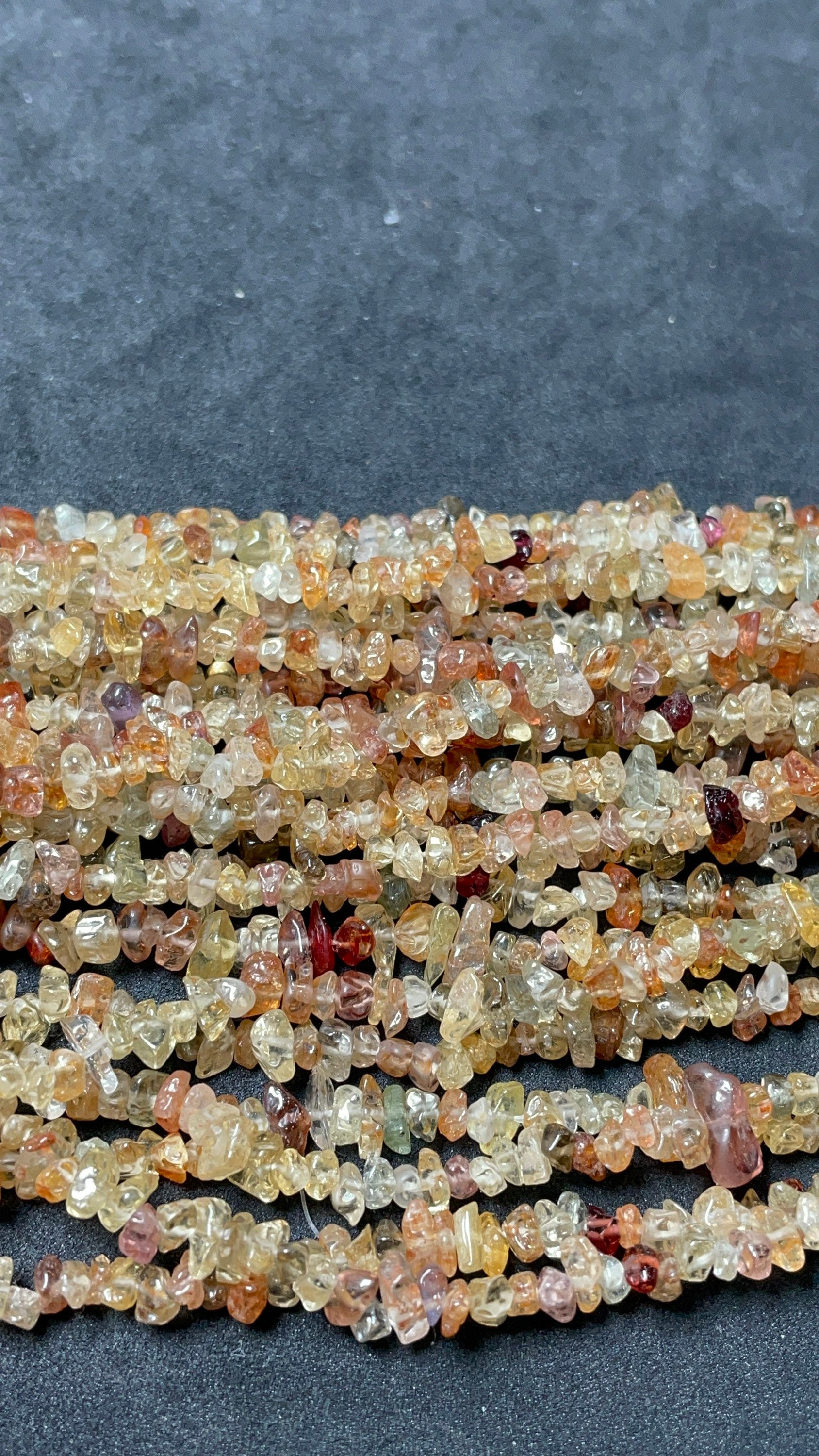 Natural Zircon Smooth Uncut Chips Nuggets Beads, Gemstone Beads, Rough Stone, 34 Inch Beads Strand For Jewelry