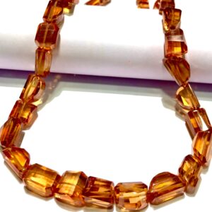 So Gorgeous~~sparkling~~champagne Zircon Laser Cut Nugget Beads Peach Brown Zircon Gemstone Beads Zircon Faceted Nuggets Shape Beads Jewelry