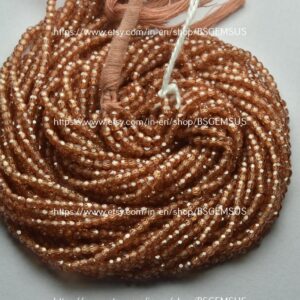 13 Inches Strand,Champion Color Zircon Faceted Rondelle,Size.2.5mm