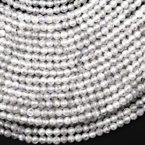 AAA Natural Silver Zircon Faceted Round Beads 2mm 3mm Gemstone 15.5" Strand AAA Natural Silver Zircon Faceted Round Beads 2mm 3mm Gemstone 15.5" Strand