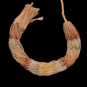 Multi Zircon 2mm-3mm Rondelle Micro Faceted Beads, 13inch Strand