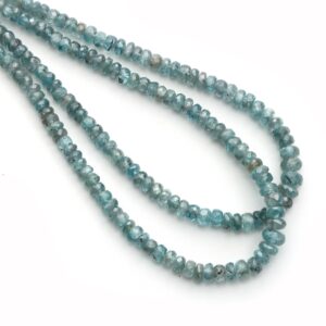 Zircon Faceted Rondelle Beads, 3 Mm To 6 Mm, Zircon Jewelry Making Beads, Faceted Rondelle Zircon Beads, 18 Inches Strand, Price Per Strand