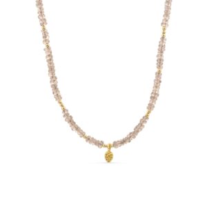 Zircon necklace | AAA+ zircon necklace | beaded zircon jewelry [ENZP1505] natural zircon beaded necklace for women