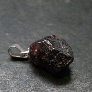 Rare Zircon Crystal Silver Pendant From Tanzania - 0.7" - 2.04 Grams