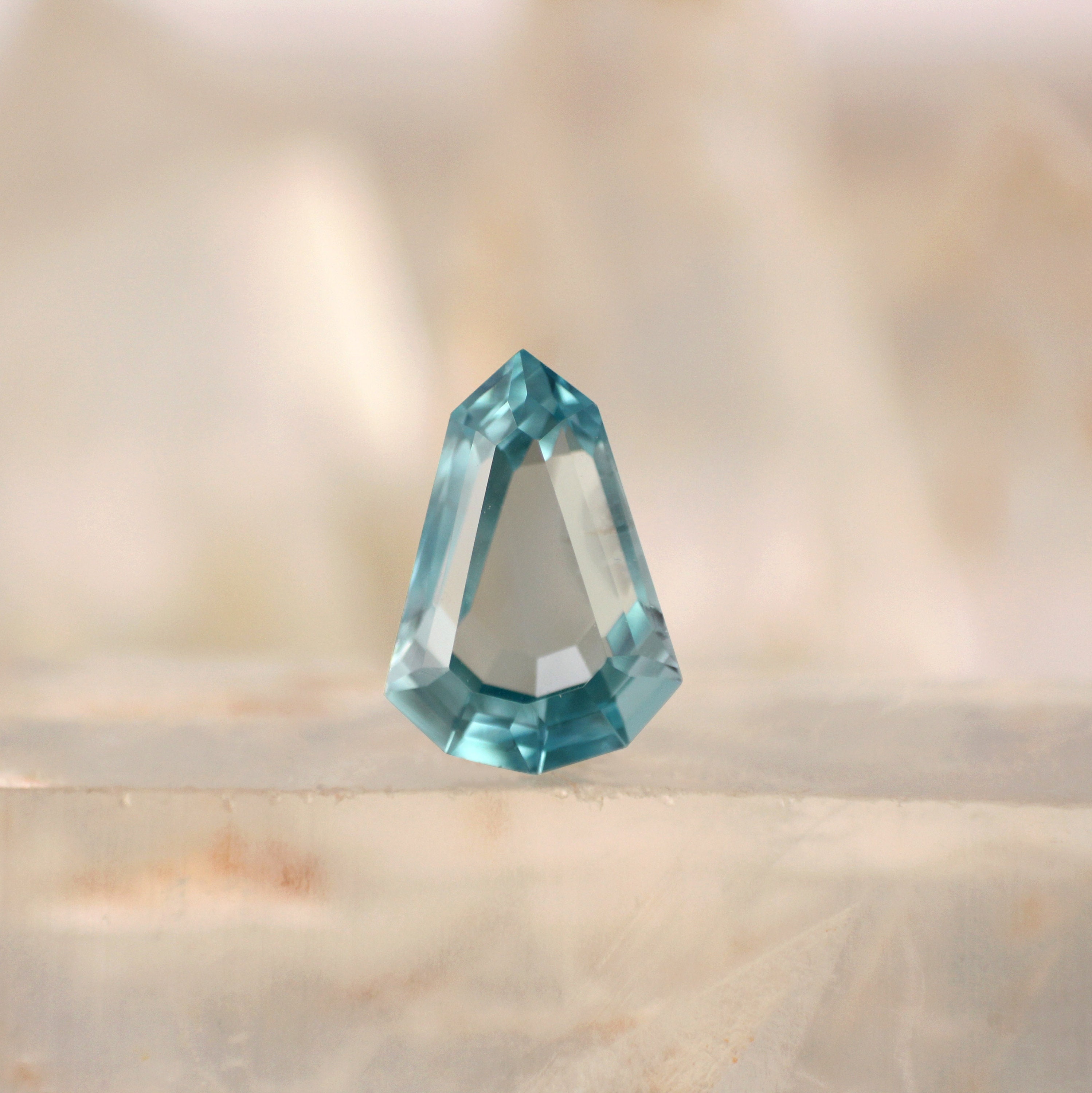 Blue Zircon Pear Shield Cut-natural Blue Zircon 2.00 Cts.-cambolite Fancy Portrait Pear Cut-natural Blue Zircon Ring-december Birthstone