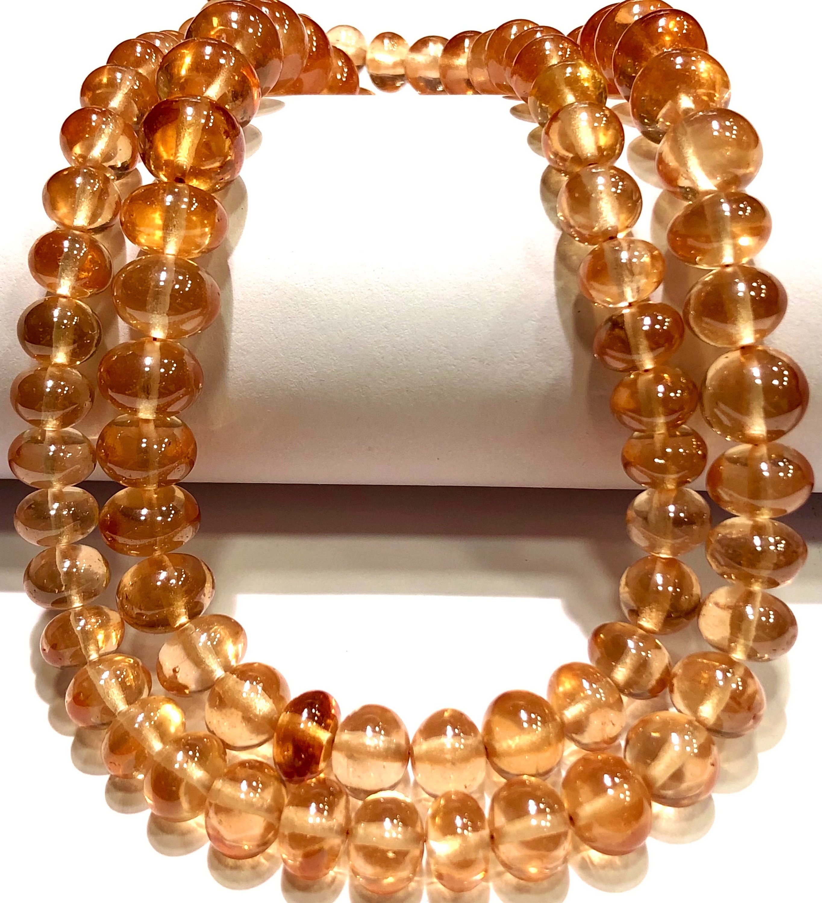 Aaa+ Gorgeous~~champagne Zircon Smooth Rondelle Shape Bead Natural Brown Zircon Rondelle Beads Zircon Gemstone Beads Wholesale Zircon Stones