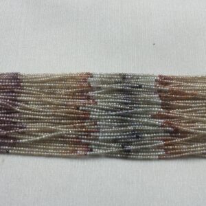 Bead Multi Zircon Rondelle Facetted 1.75mm 12" Each Bead Multi Zircon Rondelle Facetted 1.75mm 12" Each