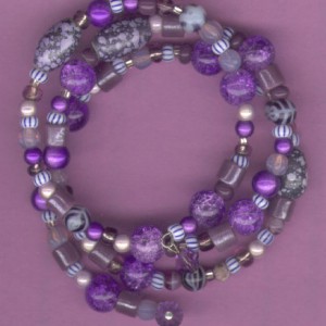 Memory Wire Bracelet Jewelry Idea
