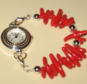 Beaded Watch Strap Jewelry Idea