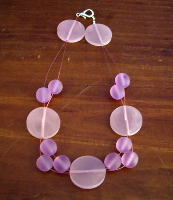 Purple Resin Necklace Project