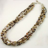 Pearl, Shell, Crystal & Cats Eye Necklace Project