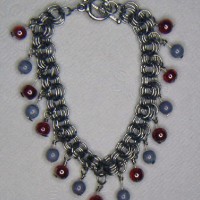 Beaded Chain Maille Bracelet Project