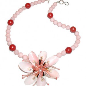 Sea Flower Necklace Jewelry Idea