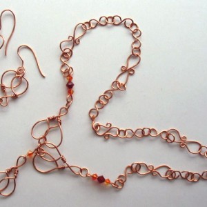 Capri Copper Wire Jewelry Set Jewelry Idea