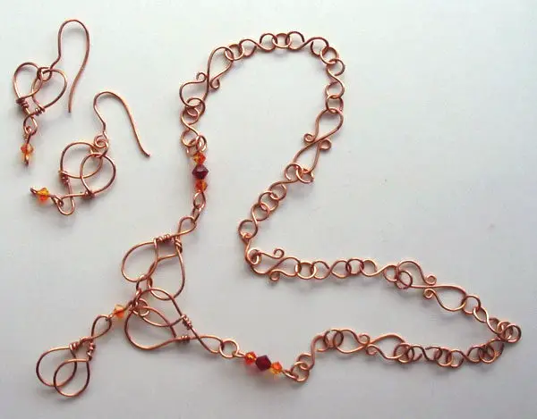 Capri Copper Wire Jewelry Set Project