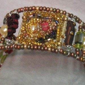 Bohemian Beaded Cuff Project